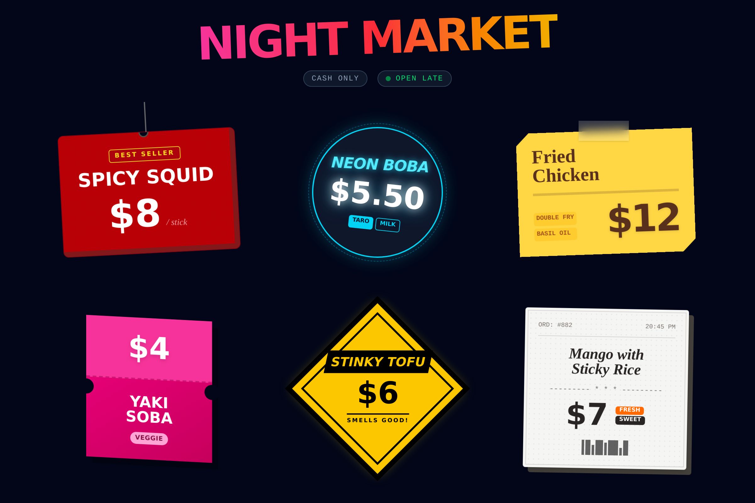 Neon Night Market Prices
