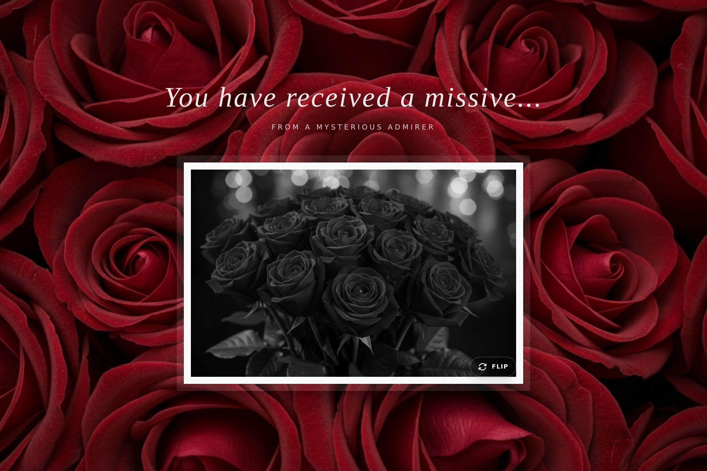 Secret Admirer Postcard