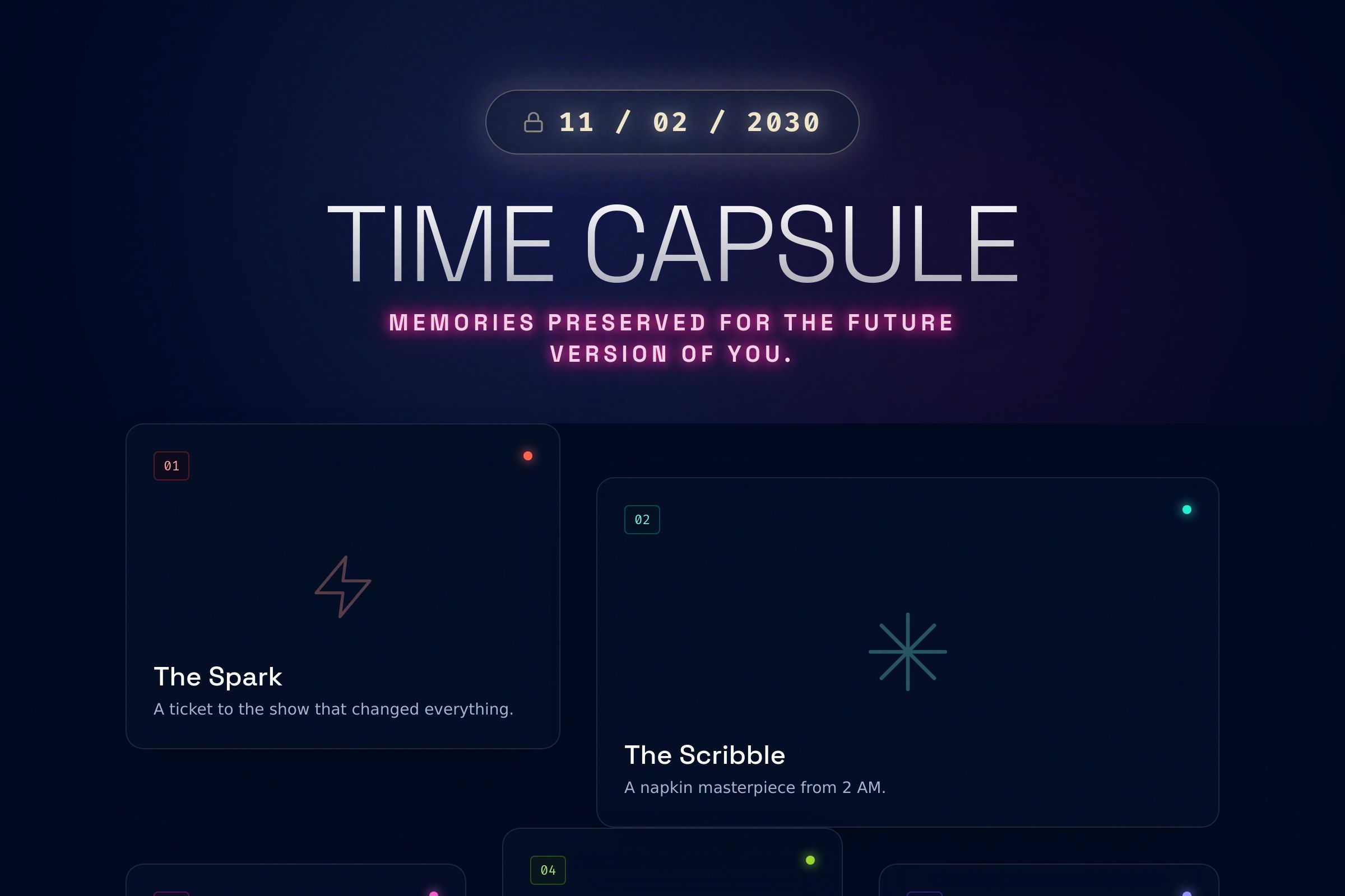 Time Capsule Card