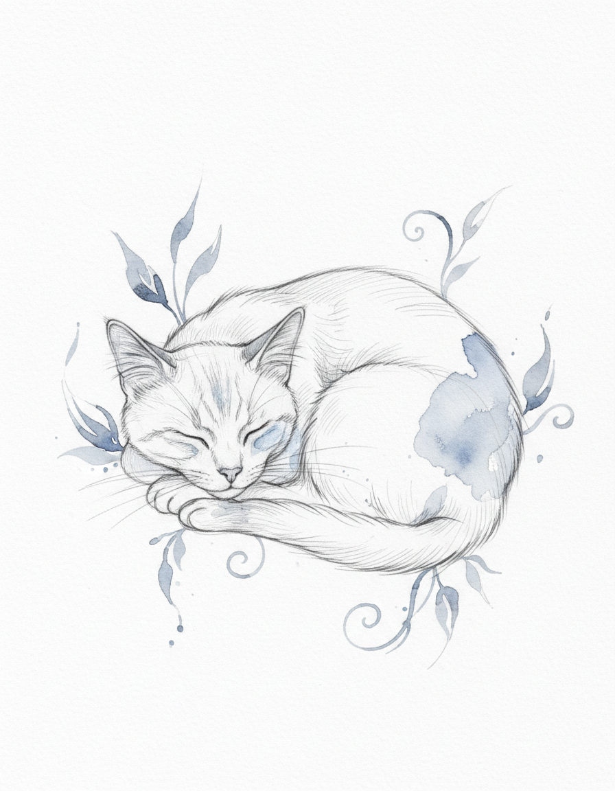 Reference Feline Sketch