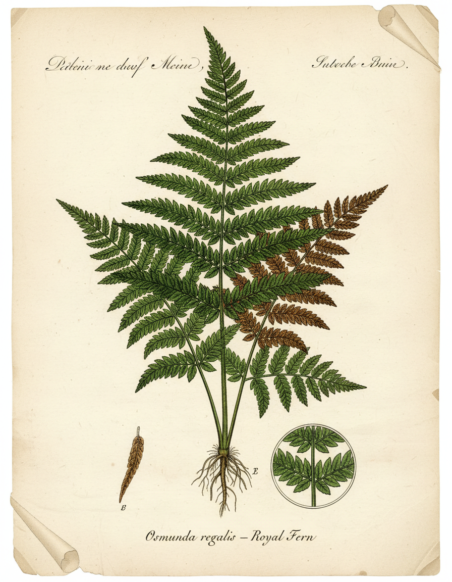 The Royal Fern Stamp