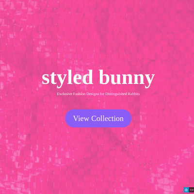 Styled Bunny