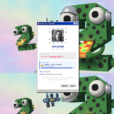 90s Profile Card