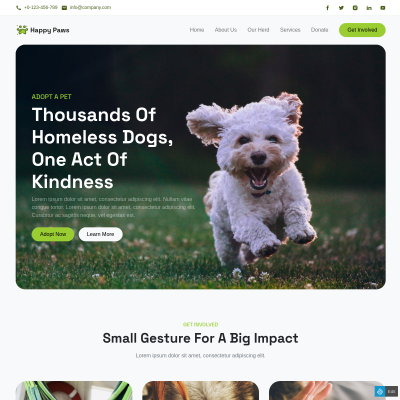 Happy Paws - DOW10 - Bootstrap 5