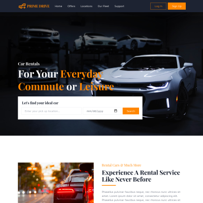 PrimeDrive - DOW12 - Tailwind CSS