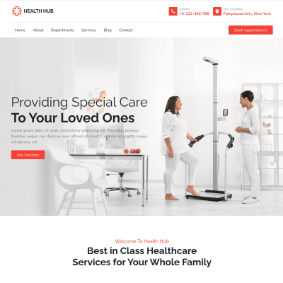 Health Hub - Bootstrap 5