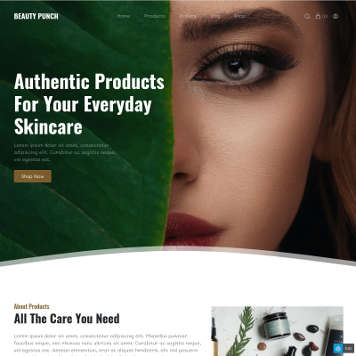 Beauty Punch - Bootstrap 5