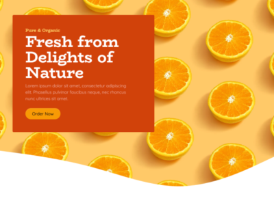 Nature Delights - DOW8 - Bootstrap 5